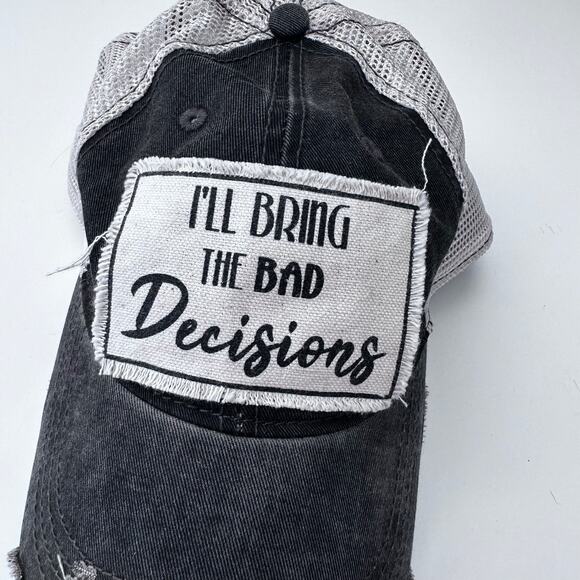 Headmost distreseed trucker hat adjustable - Picture 2 of 5